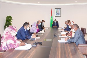 Réunion du Comité Interministériel chargé de la restructuration des quartiers précaires de Nouakchott 